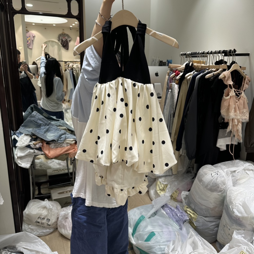 THEMORYPARK韓國直郵實拍女士新品熱賣26夏季人氣吊帶背心THE MORY PARK吊帶/背心圖色1
