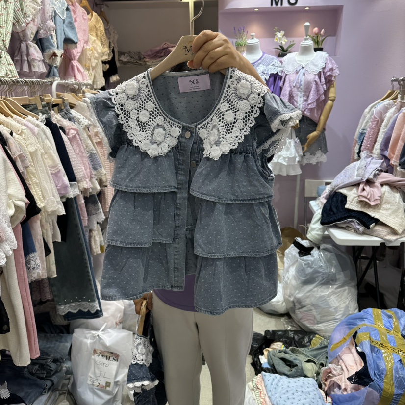 MS東大門實拍韓國女士新品26夏季26春夏推薦人氣時尚馬甲MS馬甲圖色1淺色