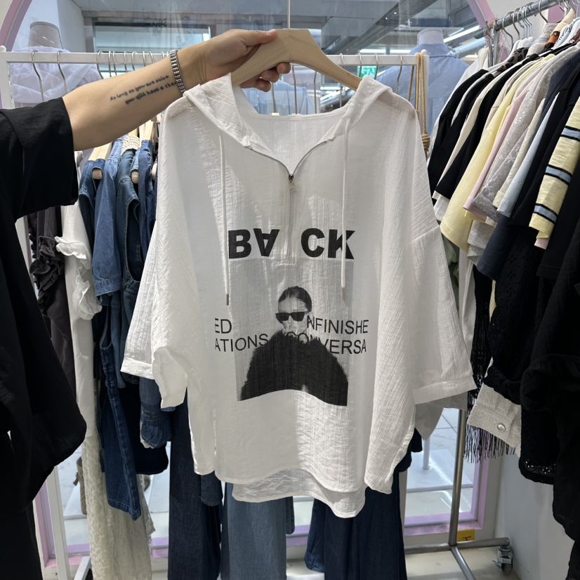 JH.STUDIO-Q韓國東大門直郵女士新品時尚熱賣職業衛衣兜帽JH.STUDIO-Q衛衣圖色1