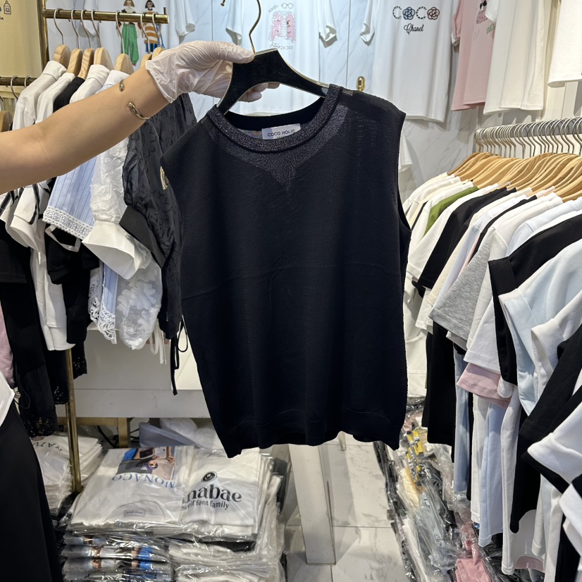 COCO HOLIC韓國東大門直郵女士新品26春夏時尚吊帶背心無袖COCO HOLIC吊帶/背心圖色2