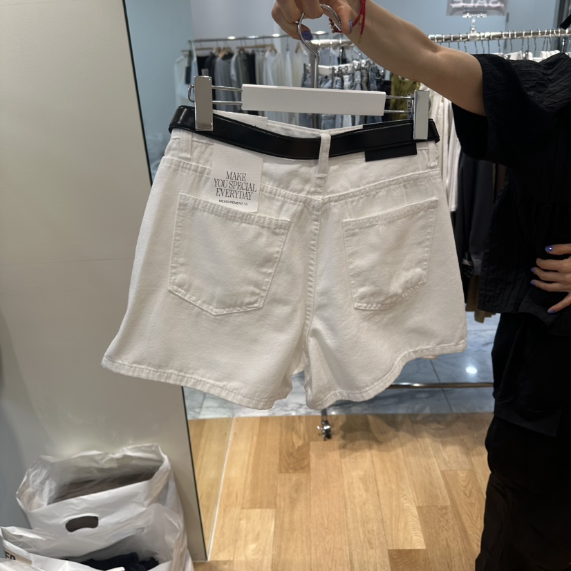 ZIPPER/STEADY韓國直郵實拍女士新品推薦26春夏短褲不含腰帶ZIPPER/STEADY短褲