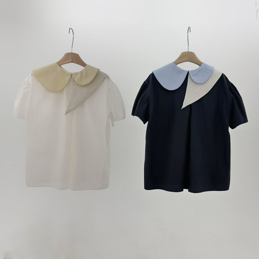 RUMBA韓國直郵實拍女裝新品職業熱賣26夏季人氣襯衫蕾絲衫RUMBA襯衫/蕾絲衫