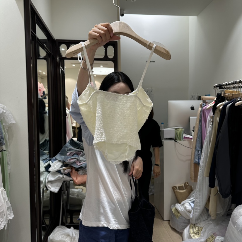 THEMORYPARK韓國東大門直郵女裝新款推薦時尚休閑吊帶背心THE MORY PARK吊帶/背心