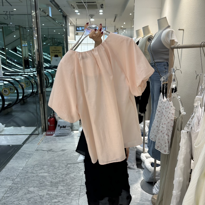 MAGNOLIA36-L東大門實拍韓國女裝新品休閑熱賣襯衫蕾絲衫MAGNOLIA36-L襯衫/蕾絲衫