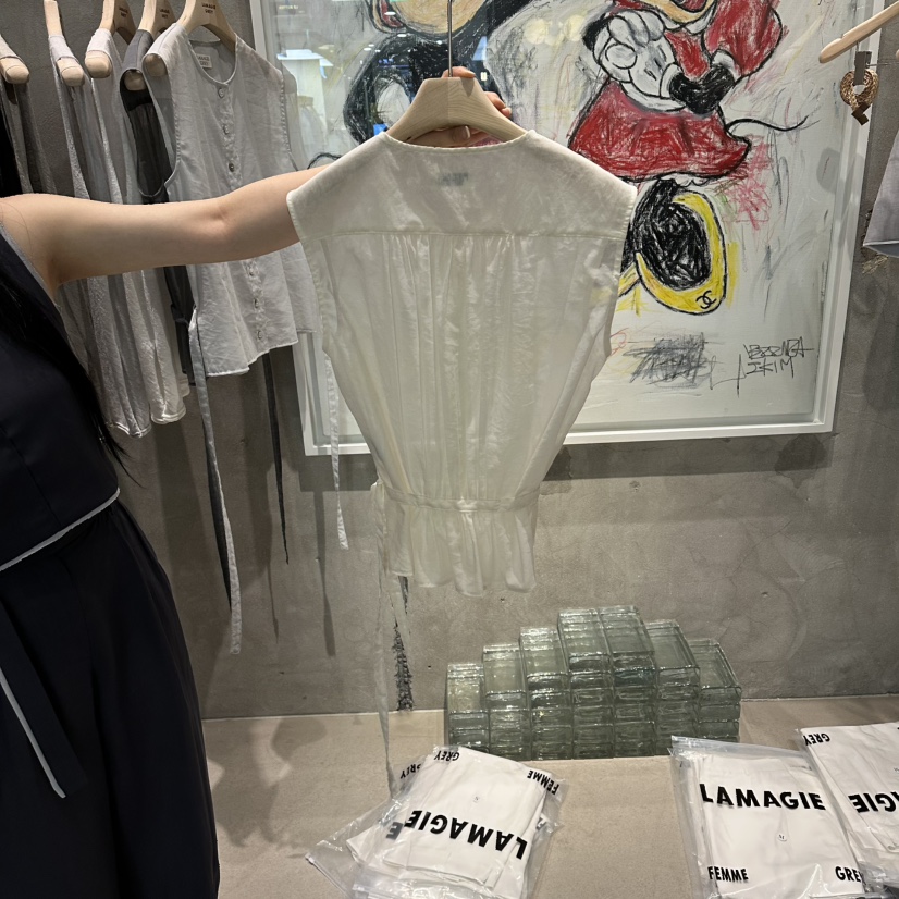 LAMAGIEPIE/LAMAGIE GREY韓國直郵女裝新款26春夏吊帶背心LAMAGIEPIE/LAMAGIE GREY吊帶/背心