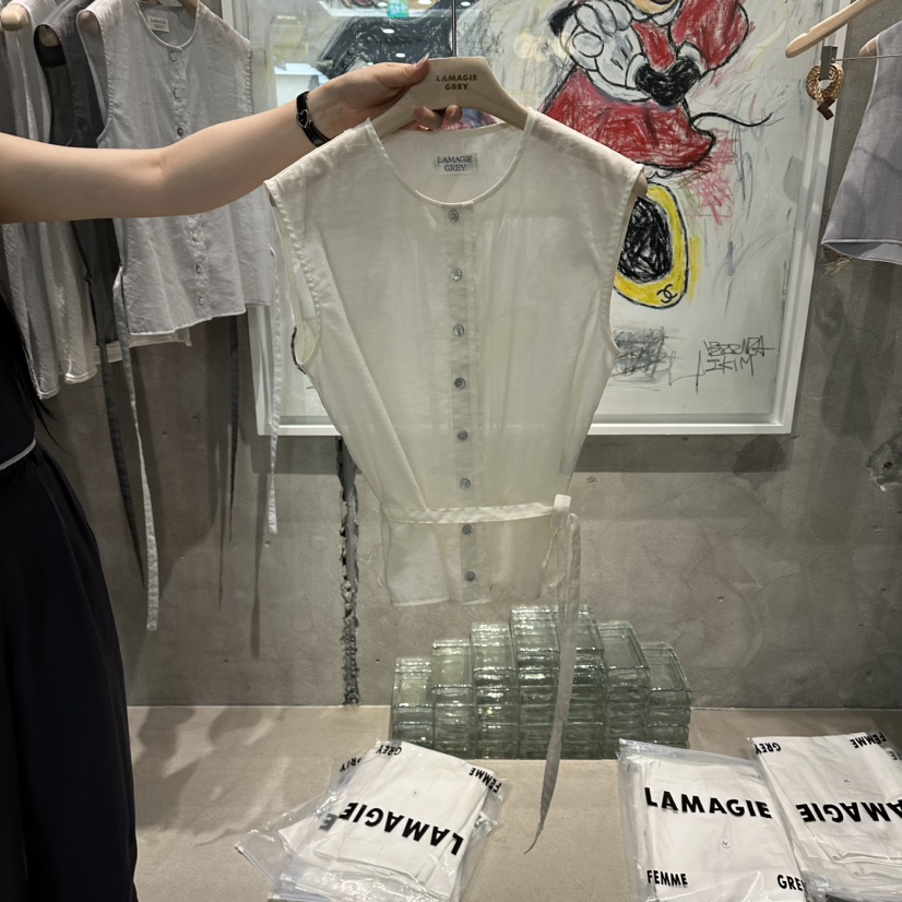LAMAGIEPIE/LAMAGIE GREY韓國直郵女裝新款26春夏吊帶背心LAMAGIEPIE/LAMAGIE GREY吊帶/背心圖色1