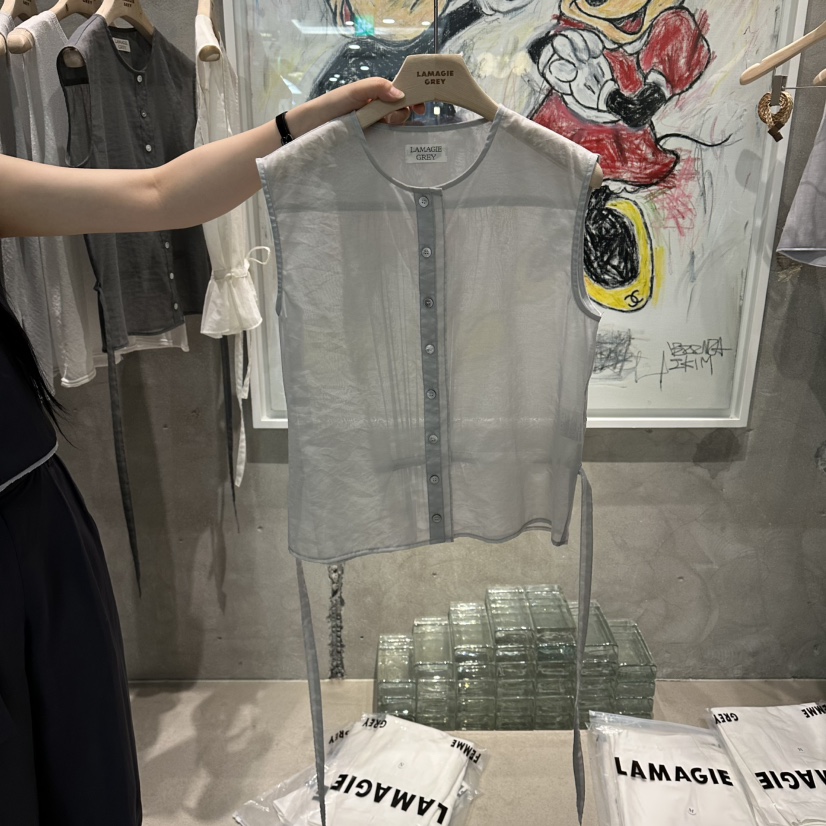 LAMAGIEPIE/LAMAGIE GREY韓國直郵女裝新款26春夏吊帶背心LAMAGIEPIE/LAMAGIE GREY吊帶/背心圖色2