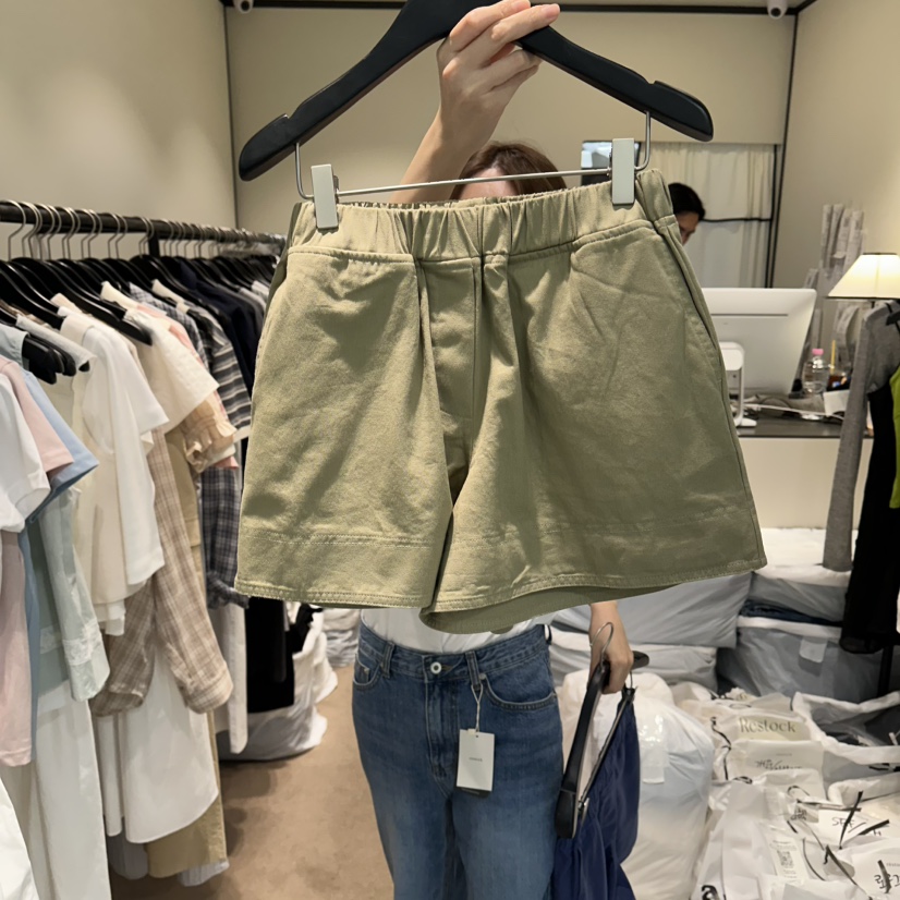 RE STOCK韓國直郵實拍女裝新款熱賣人氣26春夏推薦時尚短褲RE STOCK短褲圖色3