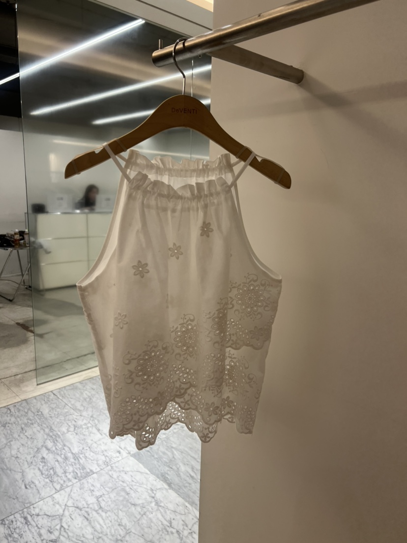 DE VENTI韓國直郵女裝新款26春夏26夏季吊帶背心蕾絲露背無袖DE VENTI吊帶/背心圖色1