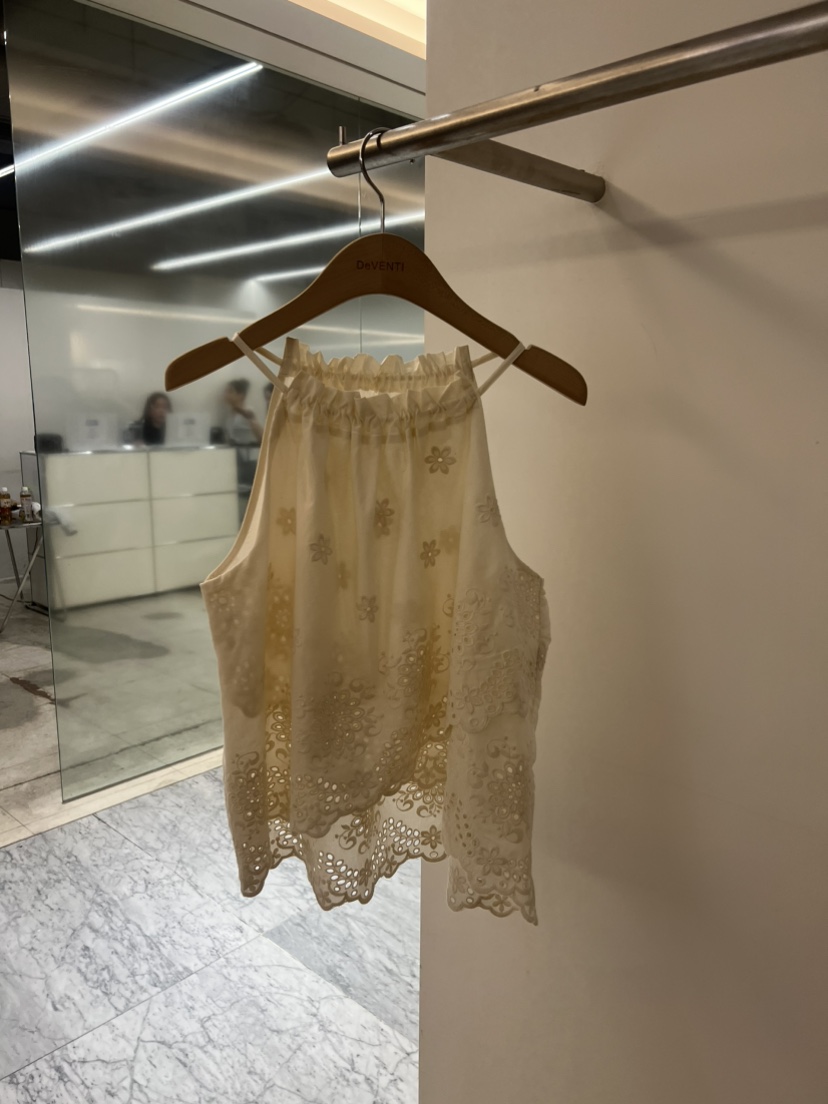 DE VENTI韓國直郵女裝新款26春夏26夏季吊帶背心蕾絲露背無袖DE VENTI吊帶/背心圖色2