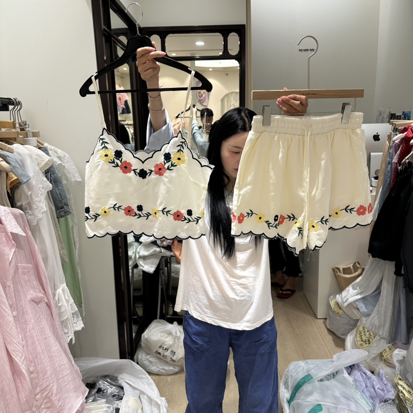 THEMORYPARK韓國東大門代購女裝新款熱賣休閑人氣推薦套裝THE MORY PARK套裝圖色1