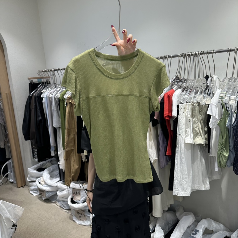 MAGNOLIA36-L韓國直郵女裝新品職業26夏季人氣推薦熱賣T恤MAGNOLIA36-LT恤圖色2