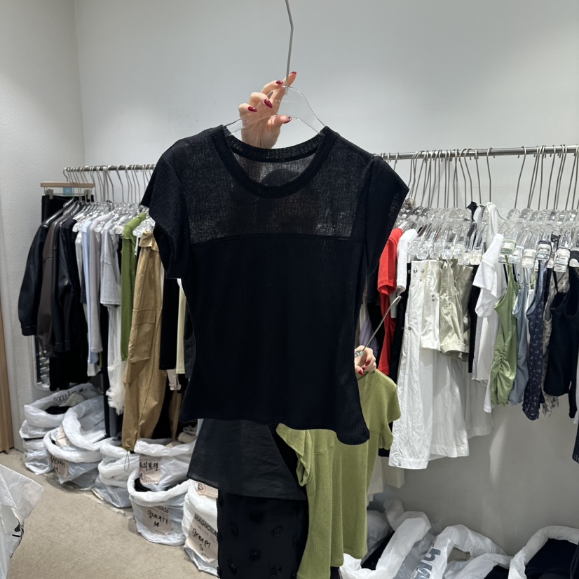 MAGNOLIA36-L韓國直郵女裝新品職業26夏季人氣推薦熱賣T恤MAGNOLIA36-LT恤圖色3