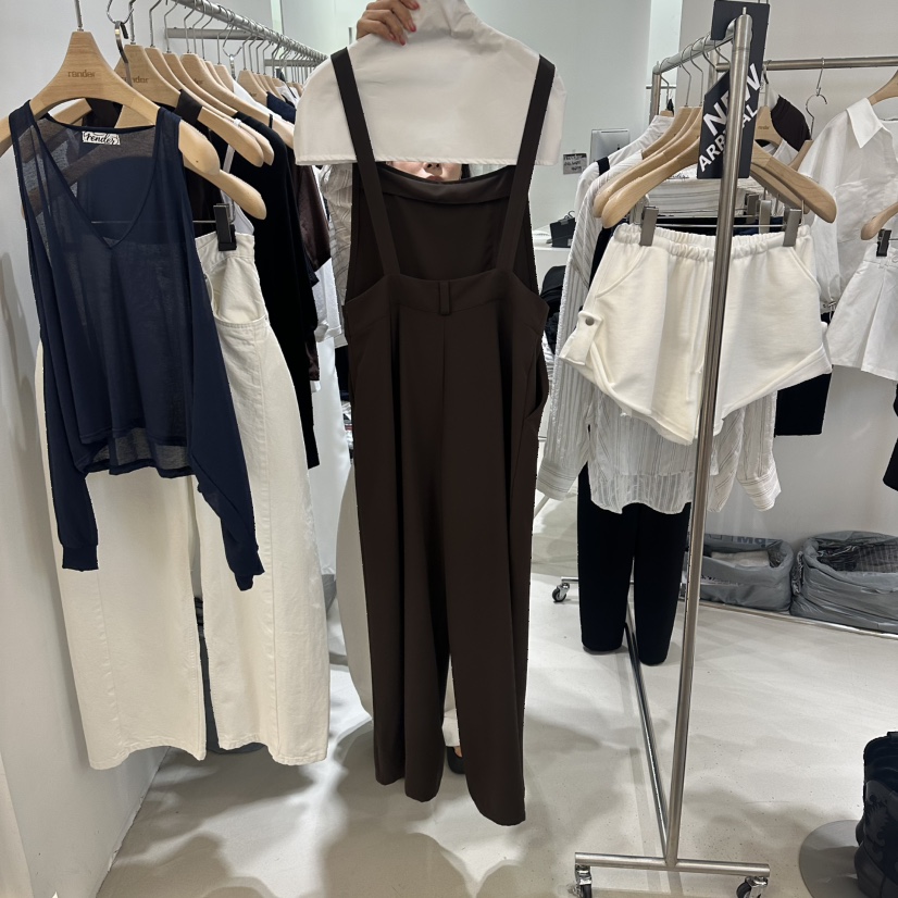 RENDER韓國直郵女士新品時尚休閑26春夏推薦職業熱賣背帶褲RENDER背帶褲