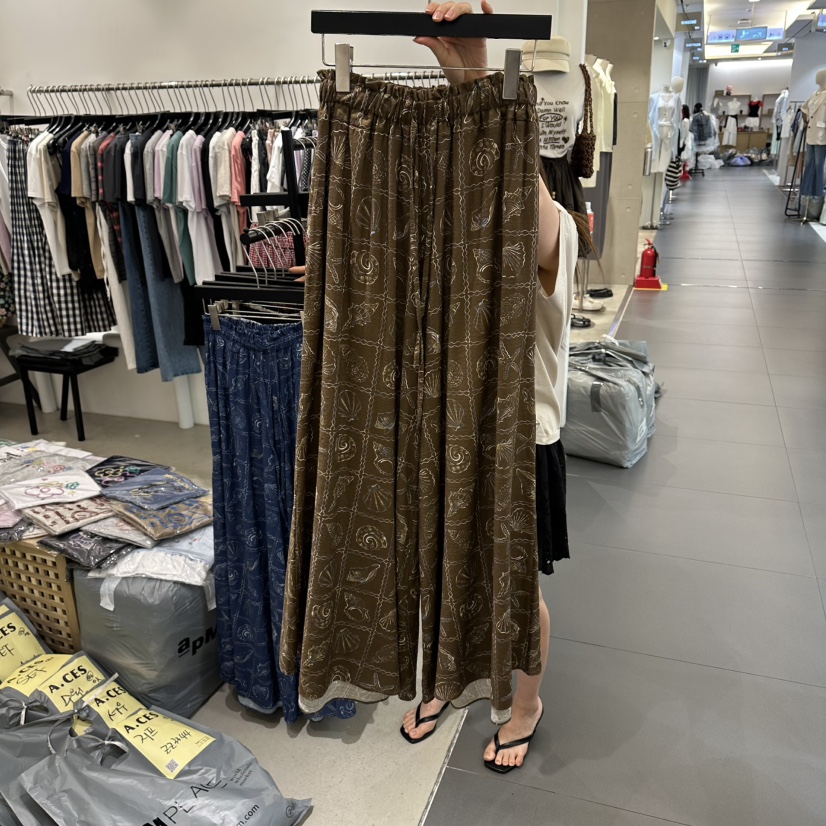 A.CES韓國直郵女士新品26春夏職業熱賣推薦時尚人氣休閑褲A.CES休閑褲圖色3