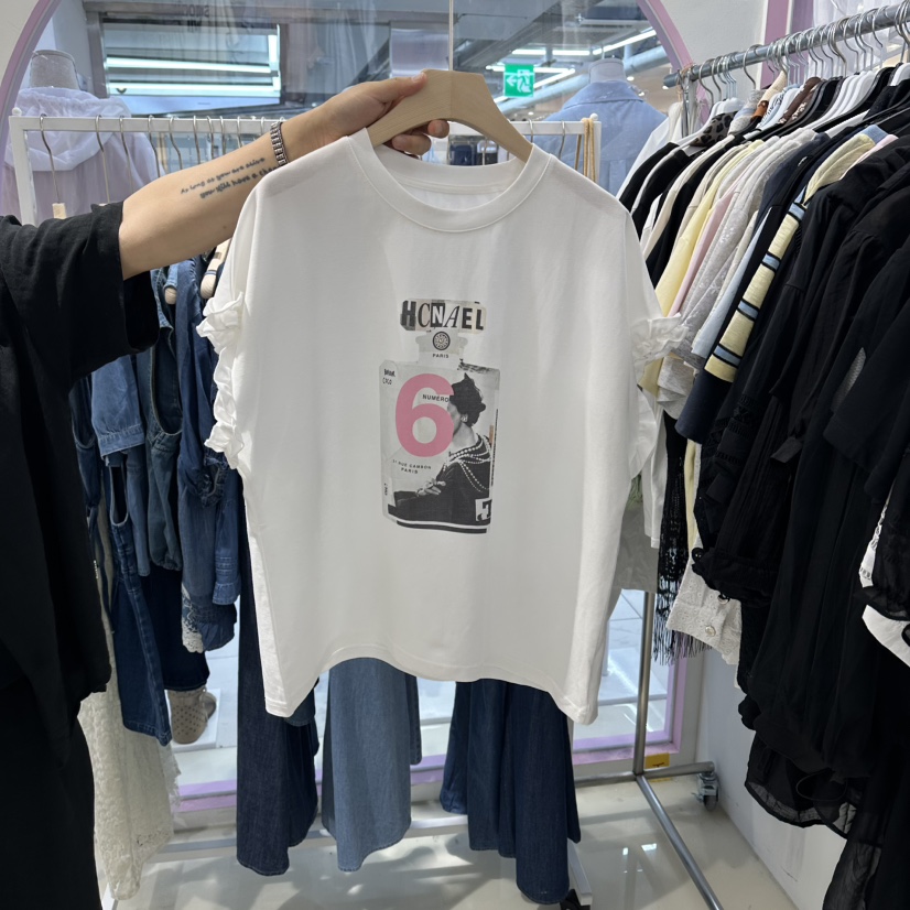 JH.STUDIO-Q韓國直郵女裝新款26春夏休閑26夏季推薦T恤JH.STUDIO-QT恤圖色1