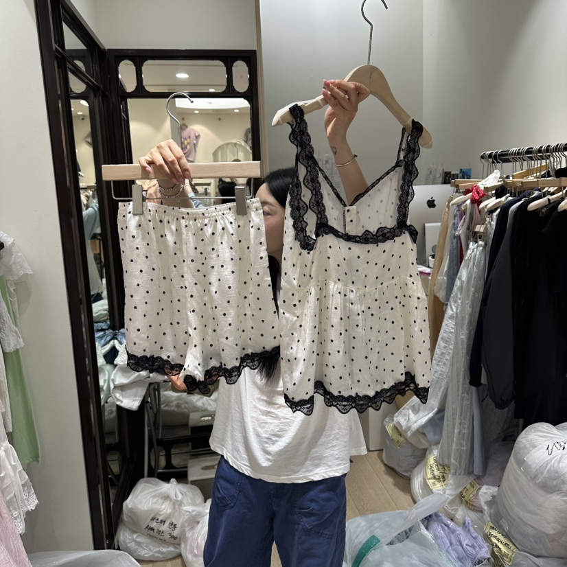 THEMORYPARK韓國代購女士新款人氣休閑時尚26夏季熱賣套裝THE MORY PARK套裝