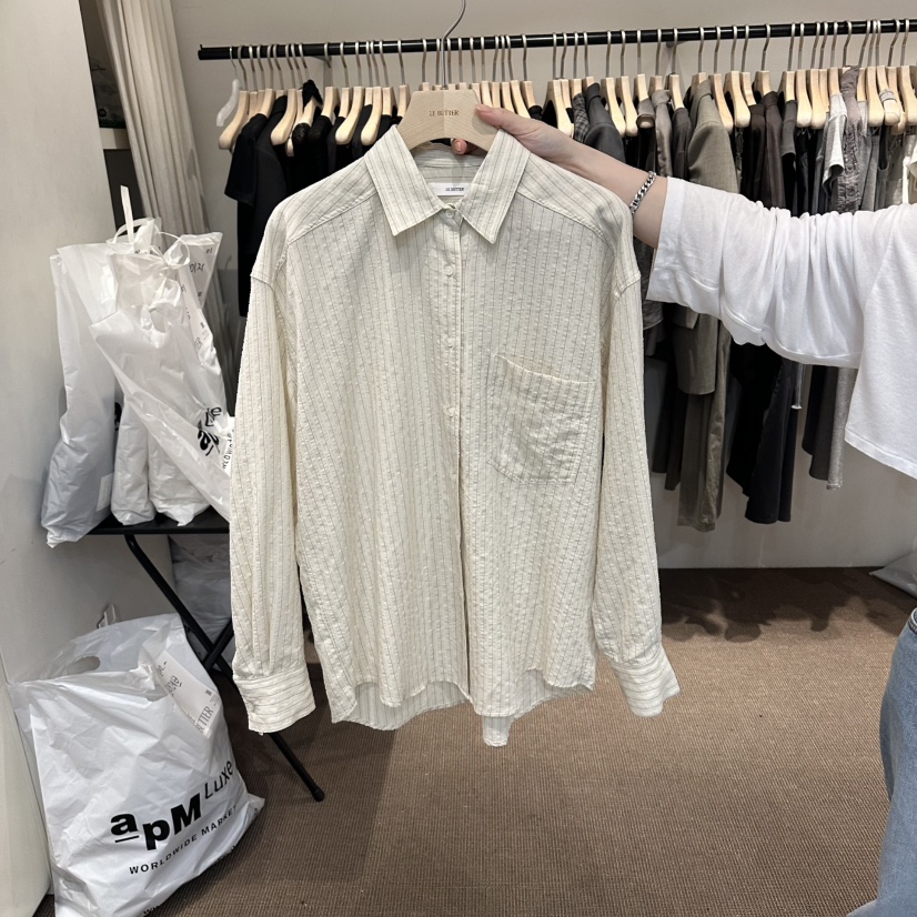 LE BUTTER韓國東大門直郵女裝新品熱賣休閑26夏季襯衫蕾絲衫LE BUTTER襯衫/蕾絲衫圖色1