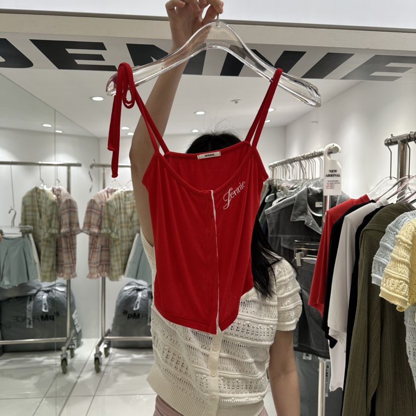 JENNIE韓國東大門代購女士新品休閑熱賣26夏季推薦吊帶背心JENNIE/VENEFIT吊帶/背心圖色2
