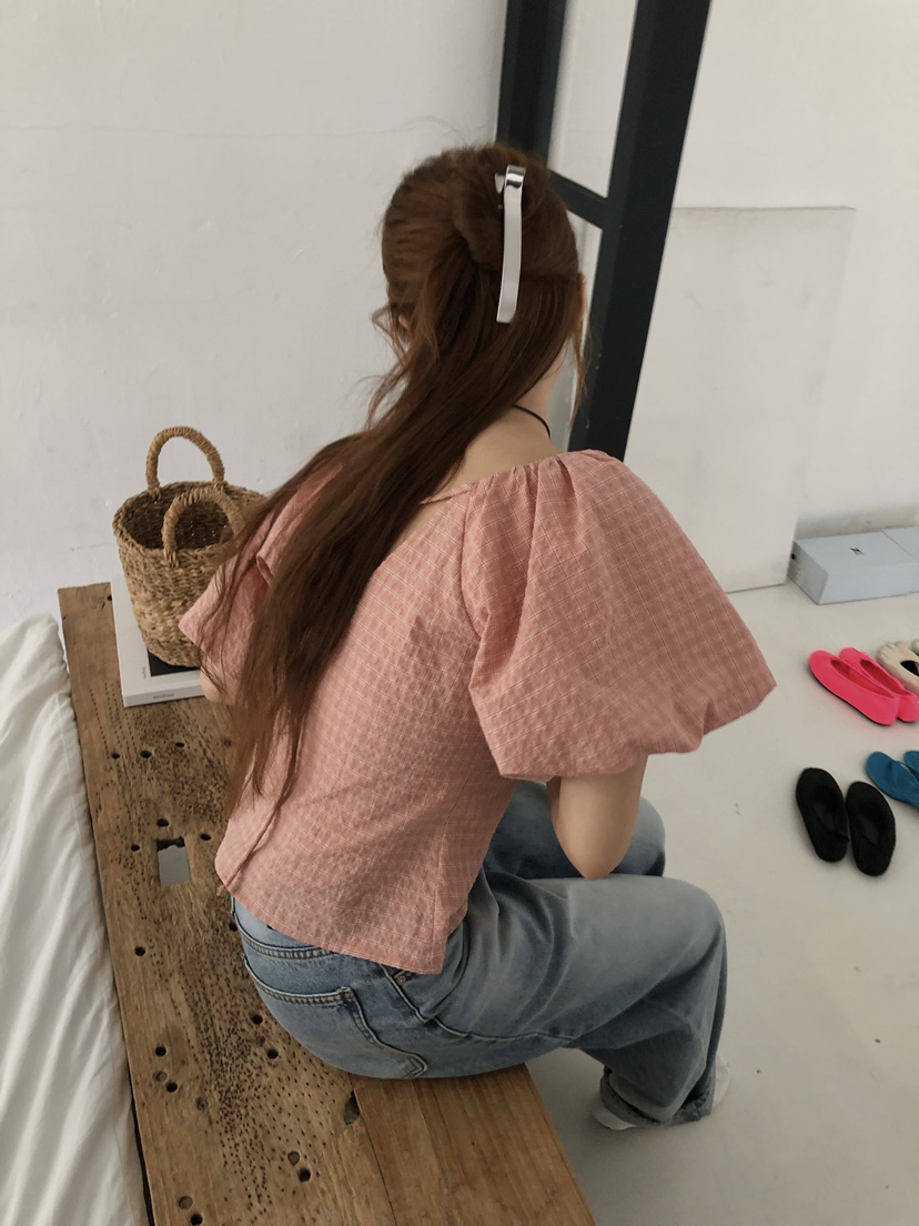 MADE-P韓國直郵女裝新款26春夏26夏季時尚推薦襯衫蕾絲衫MADE-P襯衫/蕾絲衫