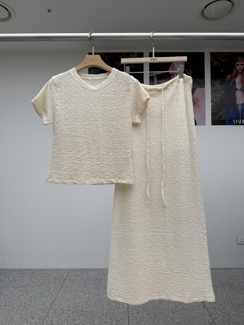 MADE-P韓國直郵女裝新品26春夏人氣熱賣26夏季休閑時尚長裙MADE-P長裙