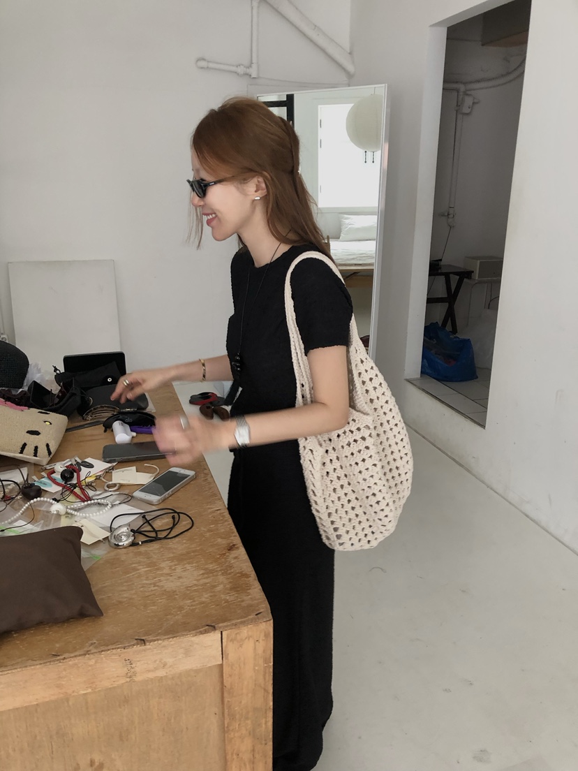 MADE-P韓國直郵女裝新品26春夏人氣熱賣26夏季休閑時尚長裙MADE-P長裙