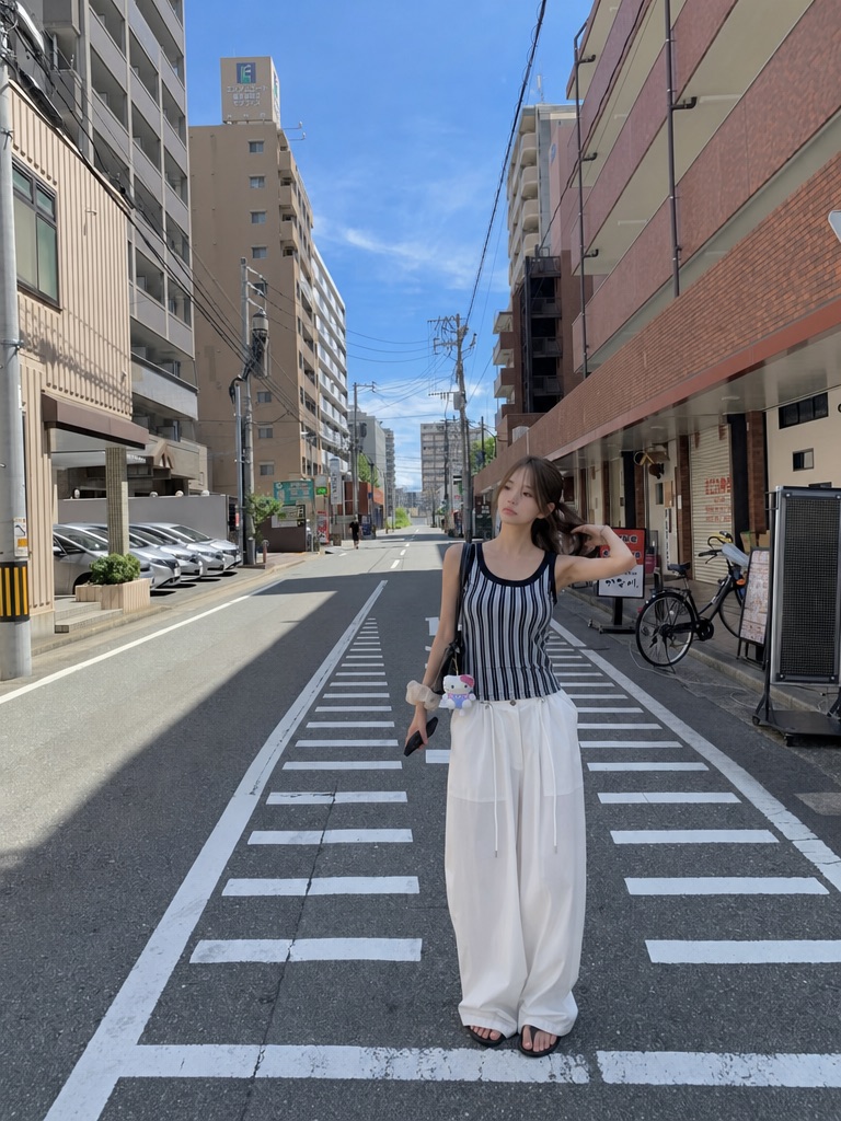 REIZ韓國東大門代購女裝新品時尚26春夏吊帶背心撞色無袖REIZ吊帶/背心