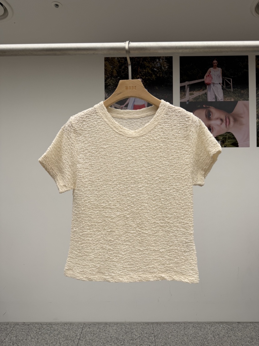 MADE-P東大門實拍韓國女士新品26春夏職業26夏季推薦T恤MADE-PT恤圖色1