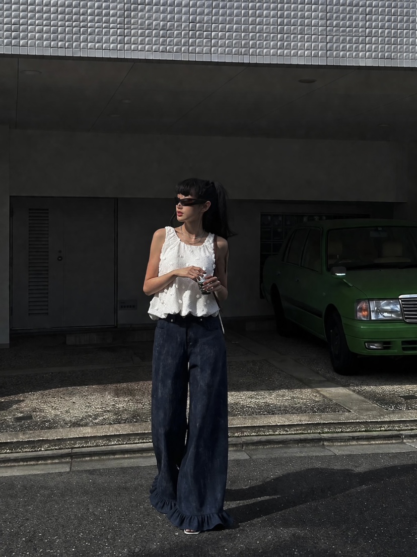 REIZ韓國直郵實拍女士新款時尚熱賣26夏季吊帶背心無袖絨REIZ吊帶/背心