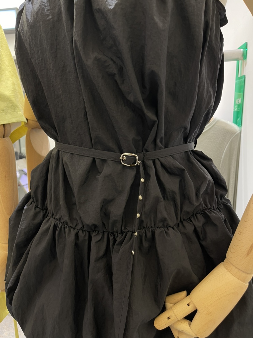 REIZ韓國東大門代購女士新款26夏季休閑時尚連衣裙含腰帶REIZ連衣裙