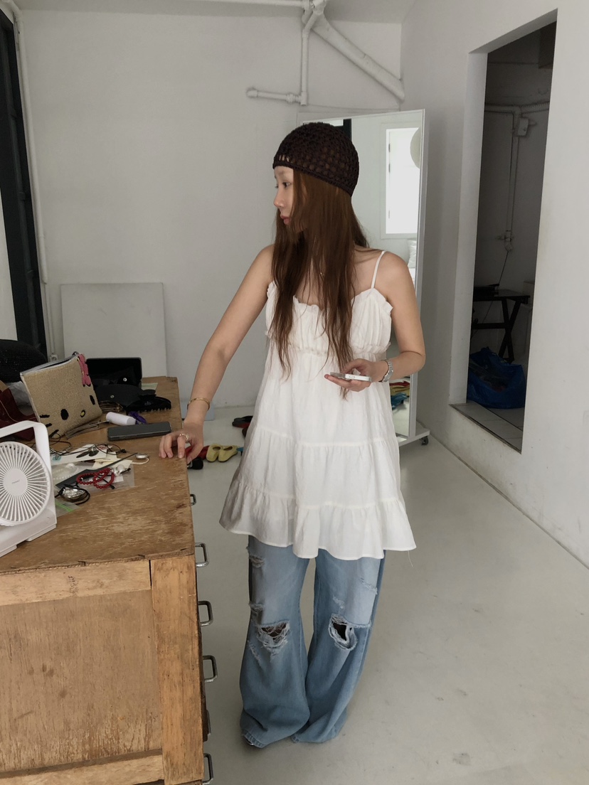 MADE-P韓國東大門代購女士新款休閑推薦26夏季熱賣連衣裙MADE-P連衣裙