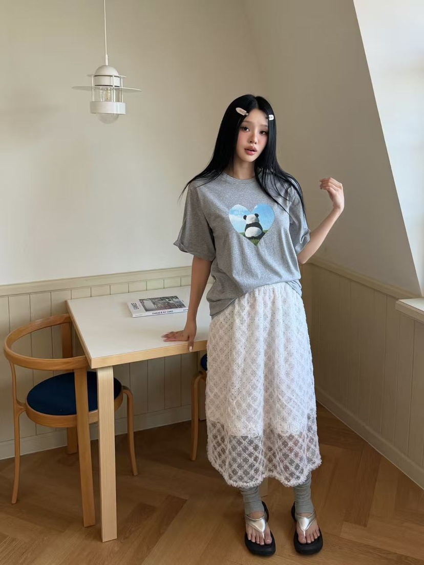 YES韓國直郵實拍女士新款人氣推薦休閑26春夏26夏季職業T恤YEST恤