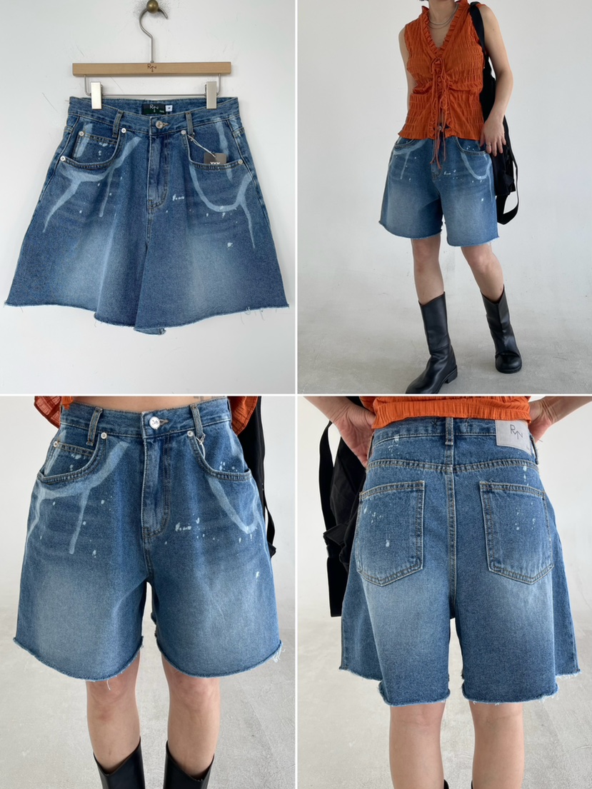 REIZ韓國直郵實拍女士新品26春夏26夏季推薦休閑熱賣短褲REIZ短褲
