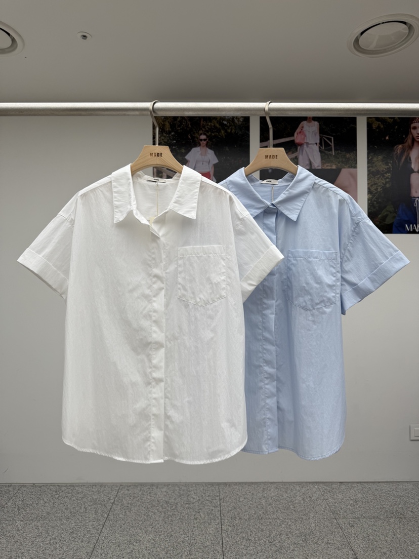 MADE-P東大門實拍韓國女裝新款職業推薦熱賣26春夏襯衫蕾絲衫MADE-P襯衫/蕾絲衫