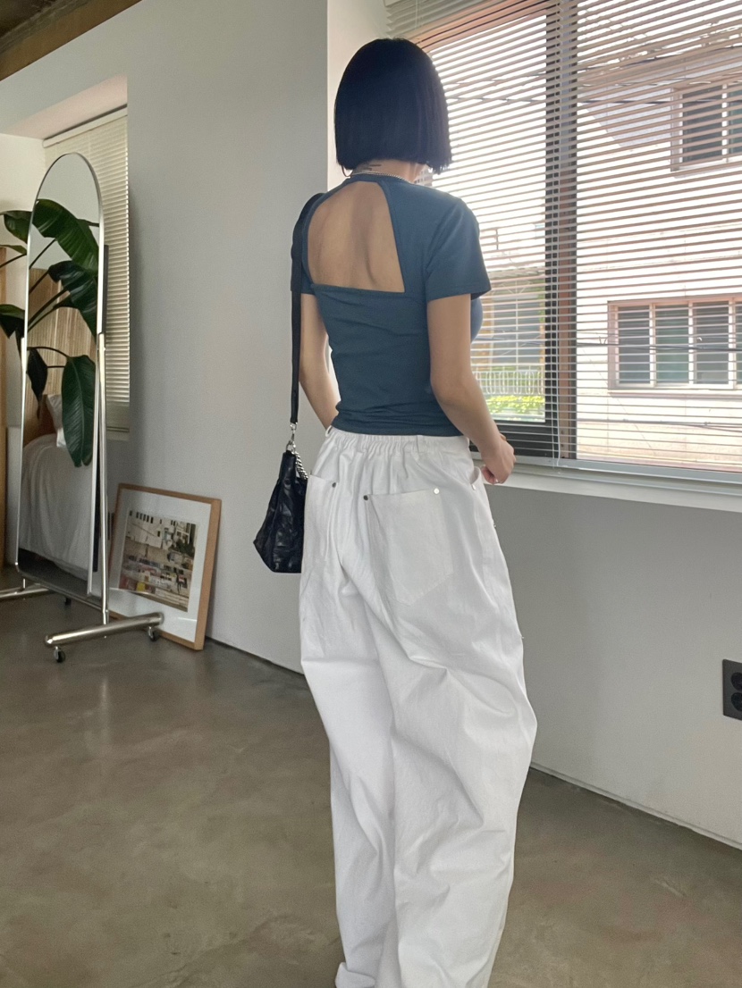 REIZ韓國代購女士新款26春夏人氣推薦時尚職業熱賣休閑T恤REIZT恤