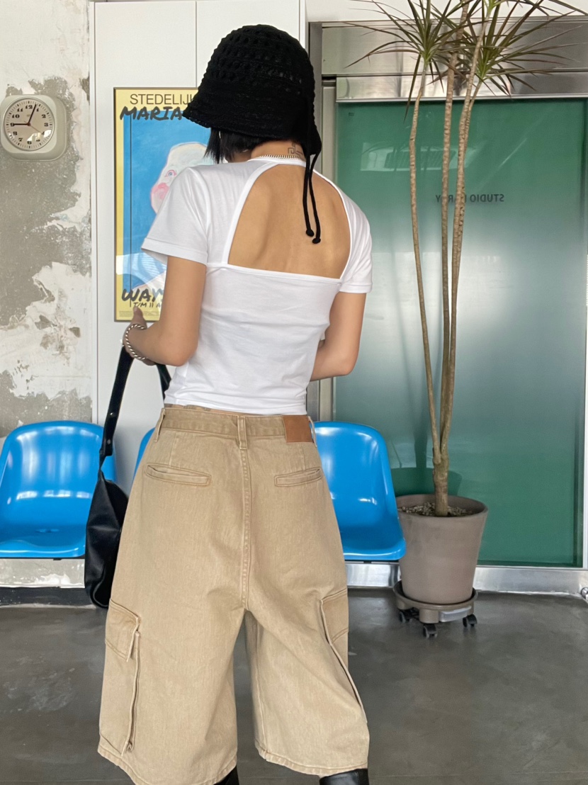 REIZ韓國代購女士新款26春夏人氣推薦時尚職業熱賣休閑T恤REIZT恤