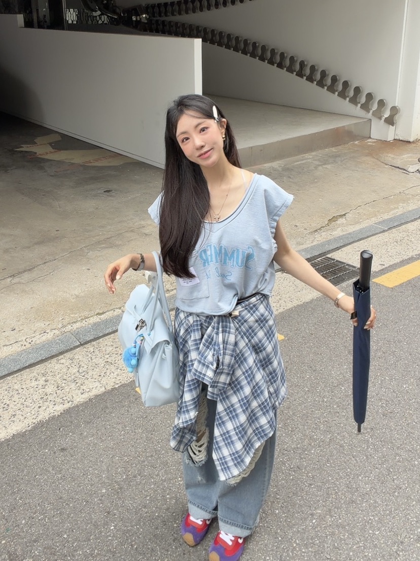 PALETTE-Q韓國直郵實拍女士新款時尚推薦職業吊帶背心雙面PALETTE-Q吊帶/背心