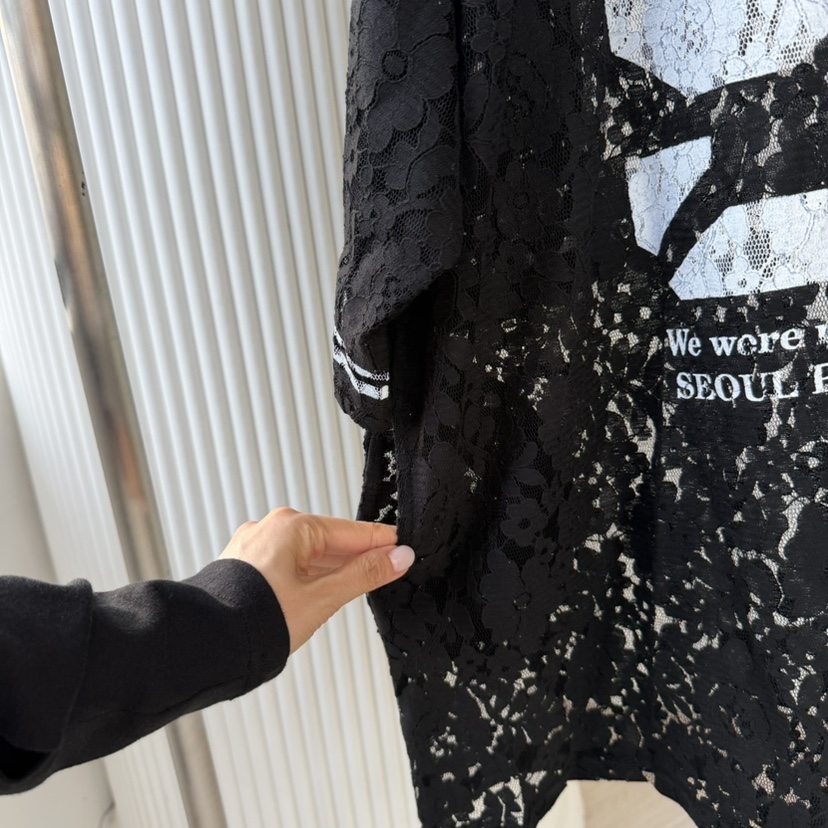 PALETTE-Q韓國直郵女裝新款時尚人氣26春夏襯衫蕾絲衫蕾絲PALETTE-Q襯衫/蕾絲衫