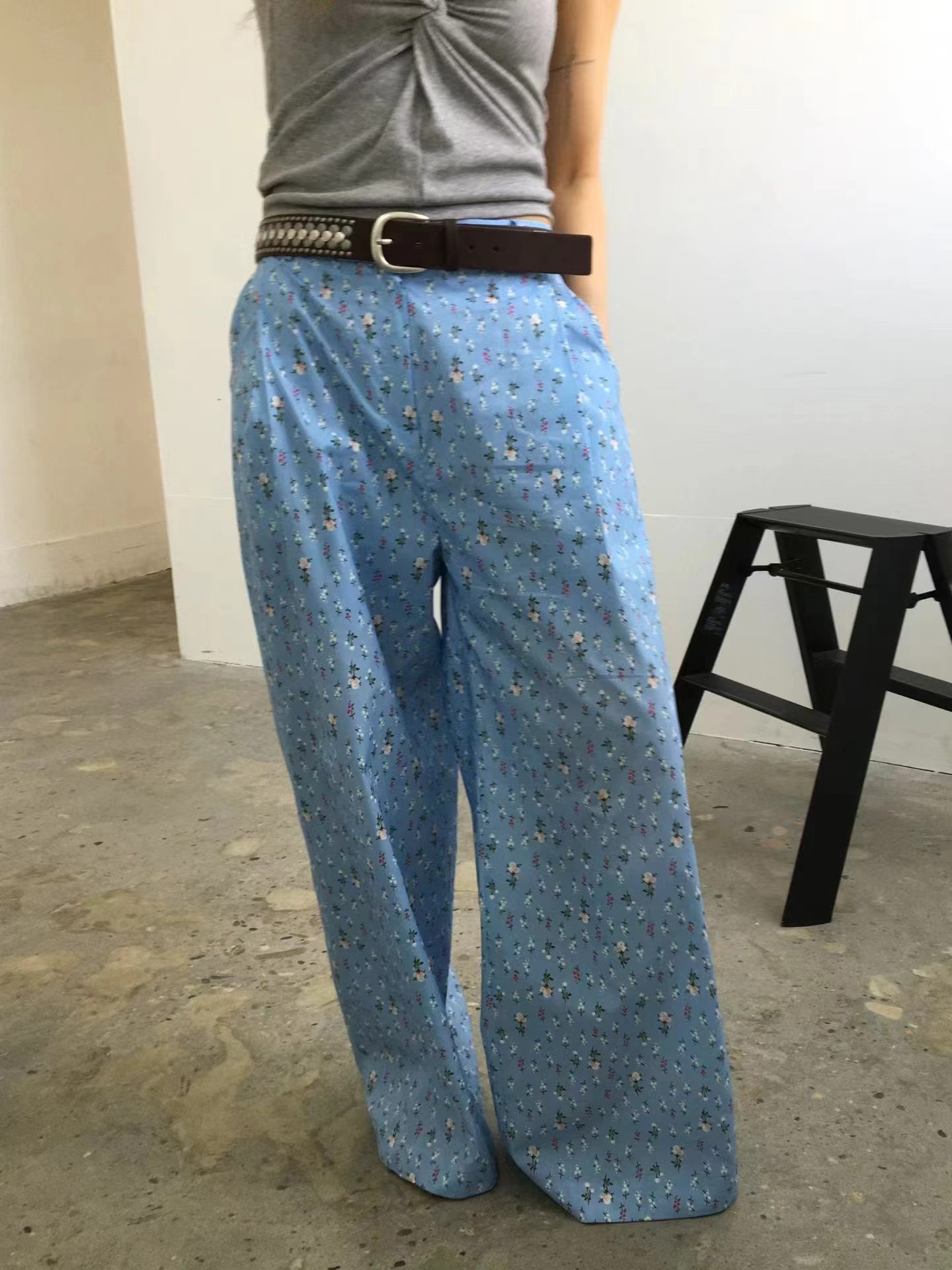 ONDA韓國東大門代購女裝新款熱賣26春夏推薦休閑褲不含腰帶ONDA休閑褲圖色2