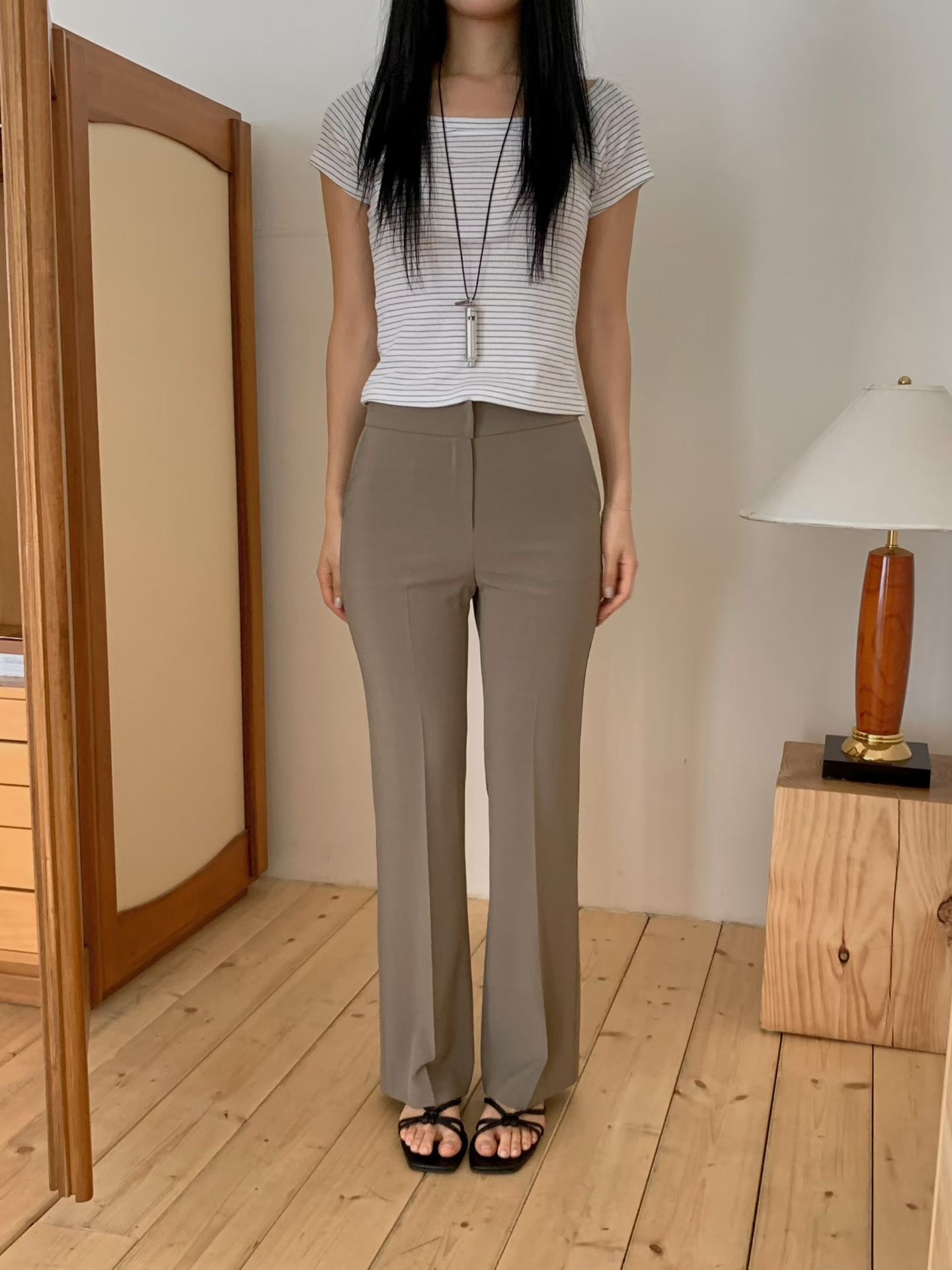 HIGHEND東大門實拍韓國女裝新款職業熱賣推薦人氣26春夏休閑褲HIGHEND休閑褲