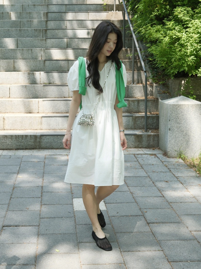 ERUME韓國代購女裝新款時尚職業26春夏26夏季推薦連衣裙SERUME連衣裙