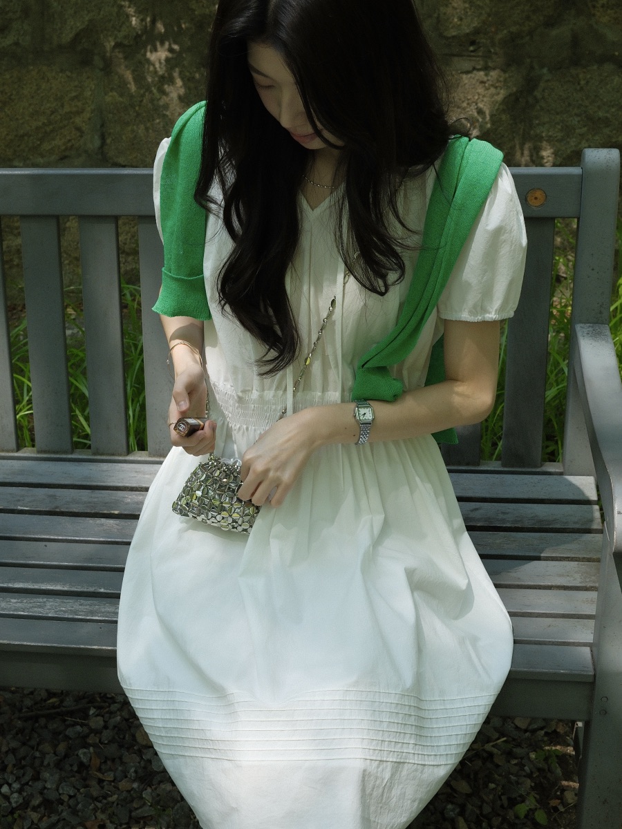 ERUME韓國代購女裝新款時尚職業26春夏26夏季推薦連衣裙SERUME連衣裙