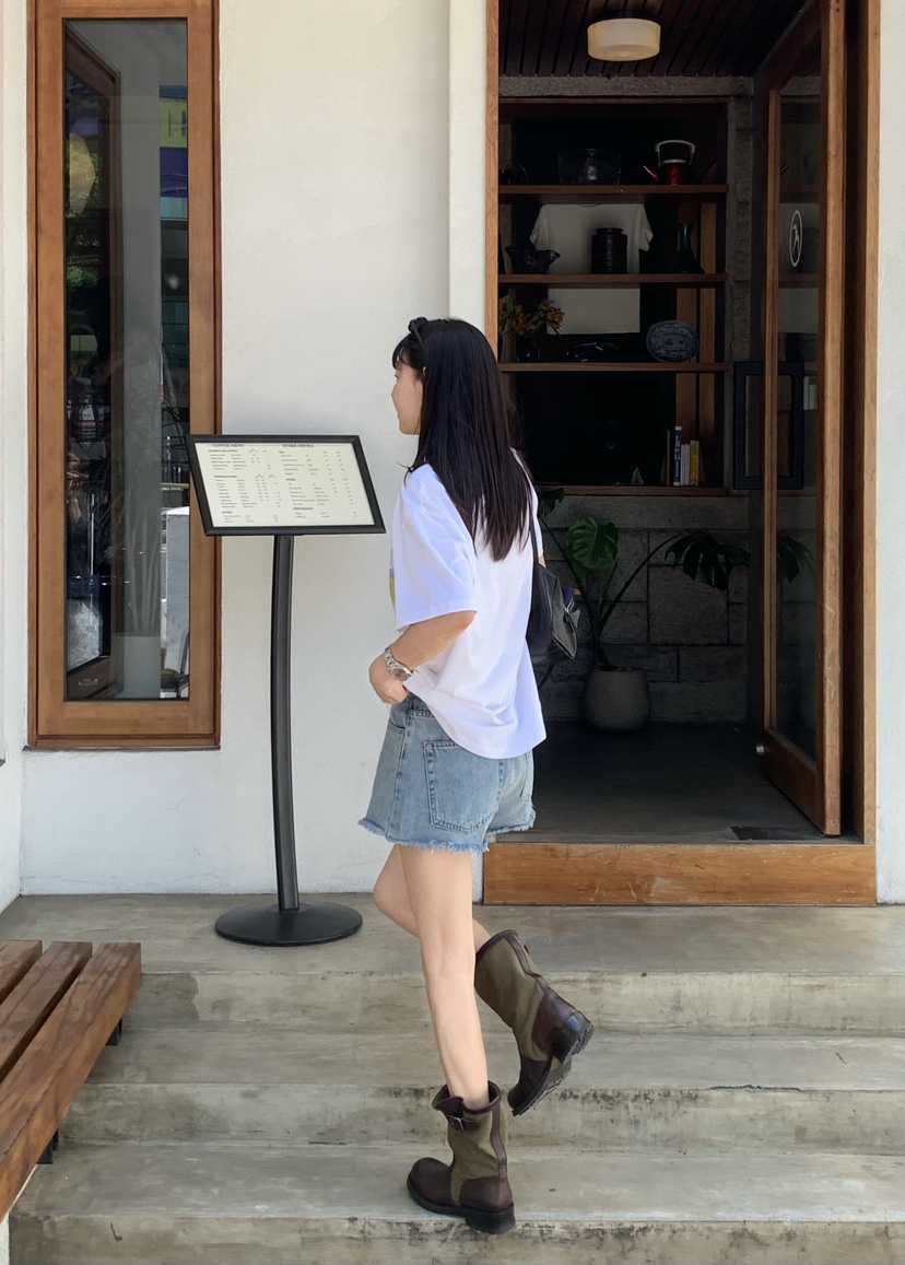 COURGETTE東大門實拍韓國女裝新品人氣熱賣時尚26春夏T恤COURGETTET恤