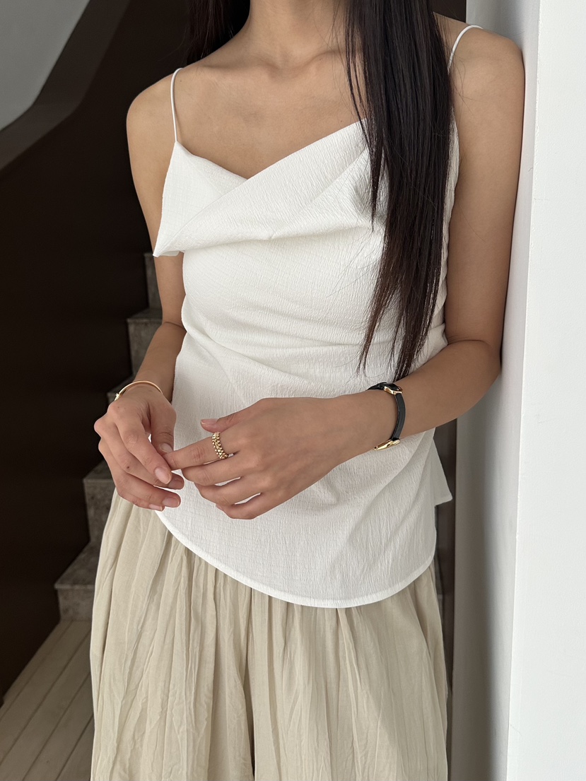 LE VASE韓國直郵實拍女士新款時尚推薦26夏季休閑吊帶背心LE VASE吊帶/背心