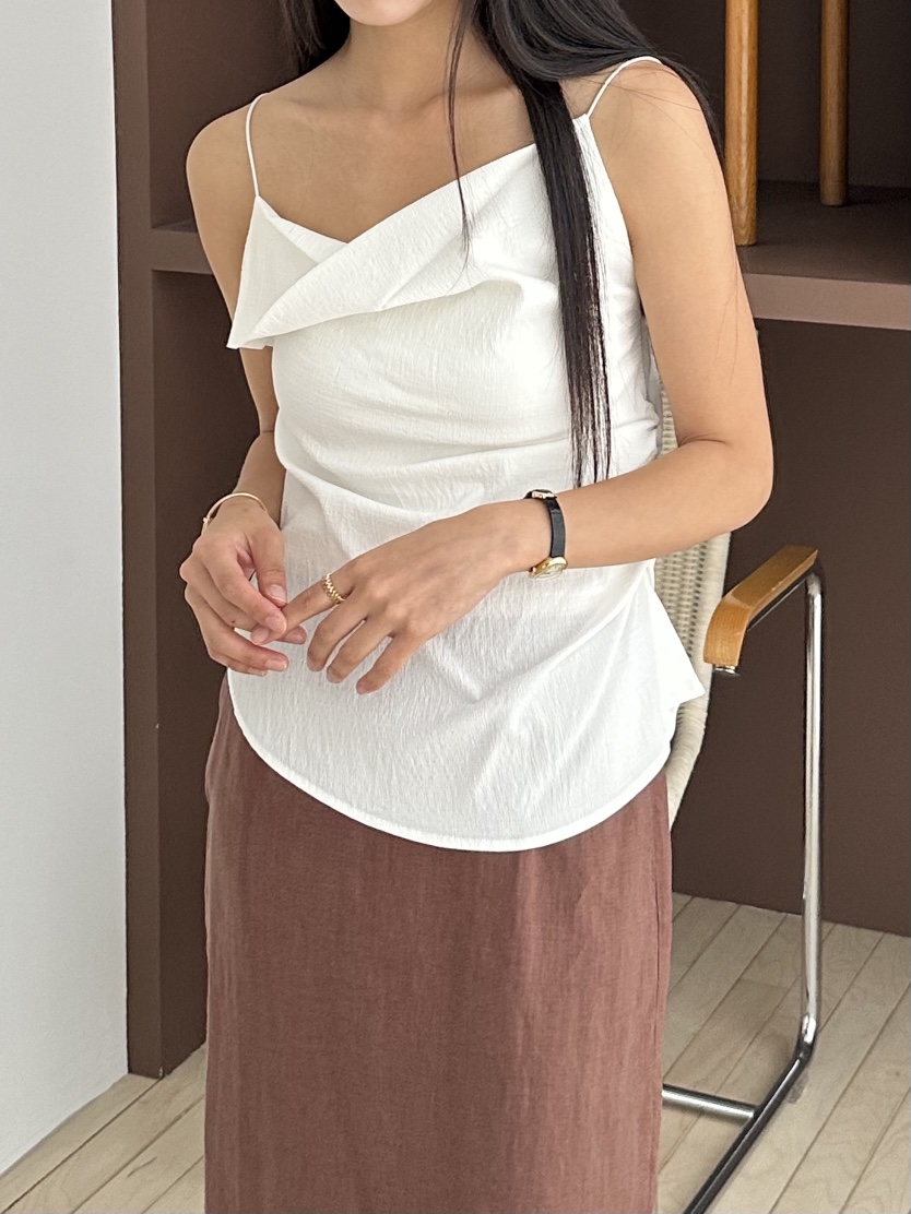 LE VASE韓國直郵實拍女士新款時尚推薦26夏季休閑吊帶背心LE VASE吊帶/背心