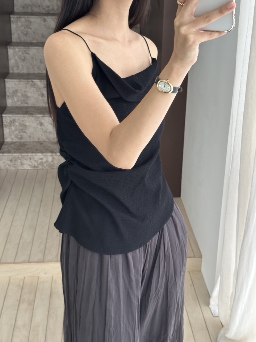 LE VASE韓國直郵實拍女士新款時尚推薦26夏季休閑吊帶背心LE VASE吊帶/背心