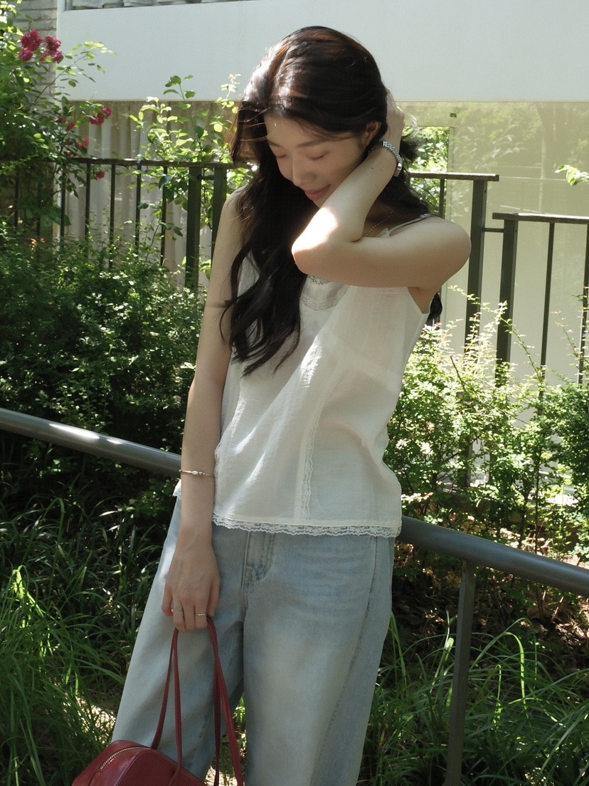 ERUME韓國直郵實拍女裝新款熱賣人氣26春夏職業吊帶背心LERUME吊帶/背心