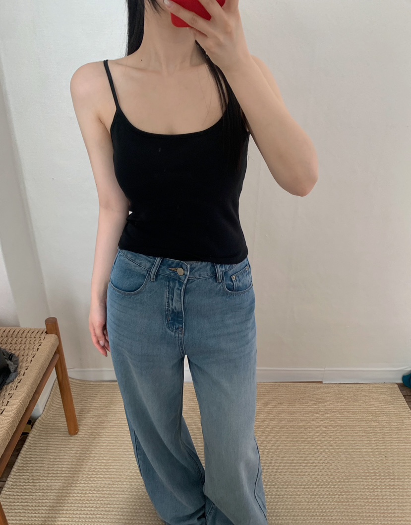 TWENTY FOUR SEVEN24-7韓國直郵實拍女士新款人氣吊帶背心無袖TEWNTY FOUR SEVEN24-7吊帶/背心