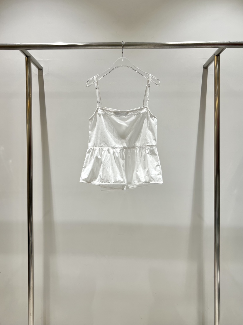 CESTLAVIE韓國東大門直郵女士新品26夏季吊帶背心褶皺無袖CESTLAVIE吊帶/背心