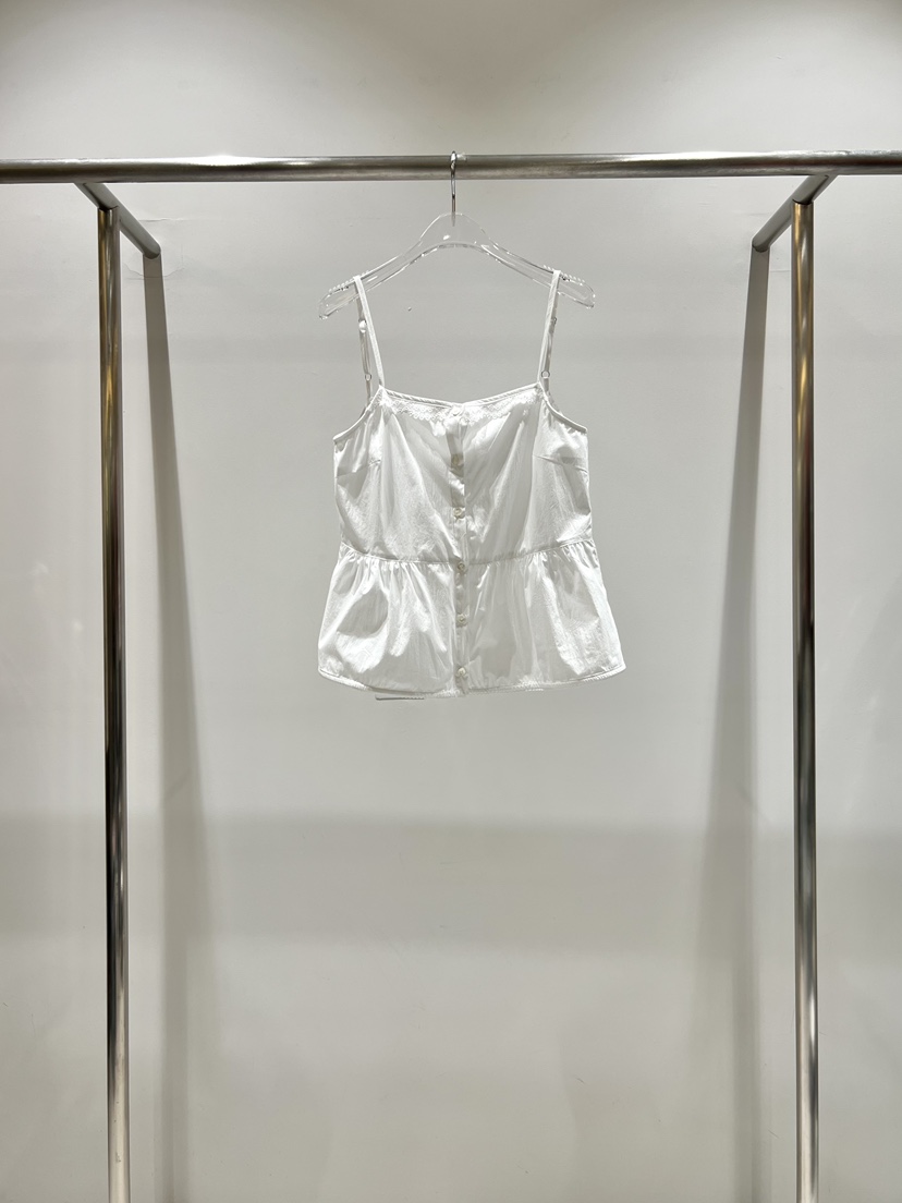 CESTLAVIE韓國東大門直郵女士新品26夏季吊帶背心褶皺無袖CESTLAVIE吊帶/背心圖色1